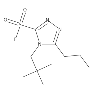 4-(2,2-dimethylpropyl)-5-propyl-4H-1,2,4-triazole-3-sulfonyl fluoride结构式