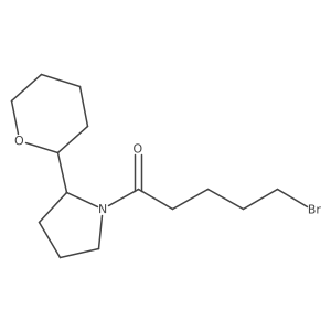 5-Bromo-1-[2-(oxan-2-yl)pyrrolidin-1-yl]pentan-1-one Structure