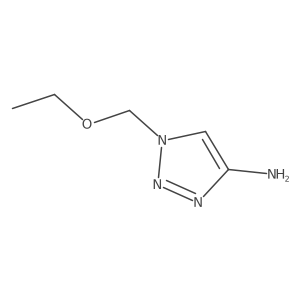 1-(ethoxymethyl)-1H-1,2,3-triazol-4-amine Structure