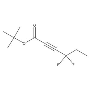 Tert-butyl 4,4-difluorohex-2-ynoate Structure