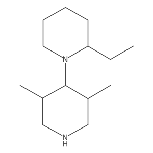 4-(2-Ethylpiperidin-1-yl)-3,5-dimethylpiperidine结构式