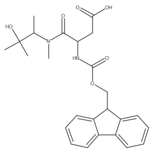 3-({[(9H-fluoren-9-yl)methoxy]carbonyl}amino)-3-[(3-hydroxy-3-methylbutan-2-yl)(methyl)carbamoyl]propanoic acid Structure