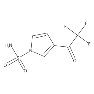 3-(2,2,2-Trifluoroacetyl)pyrrole-1-sulfonamide Structure