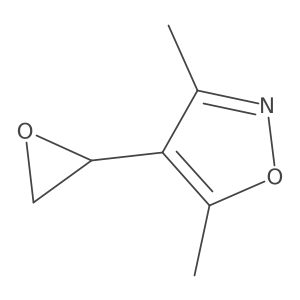 3,5-dimethyl-4-[(2S)-oxiran-2-yl]-1,2-oxazole结构式