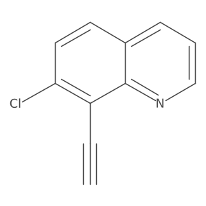 7-Chloro-8-ethynylquinoline Structure