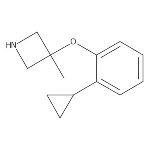 3-(2-Cyclopropylphenoxy)-3-methylazetidine结构式