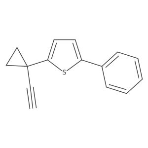 2-(1-Ethynylcyclopropyl)-5-phenylthiophene Structure