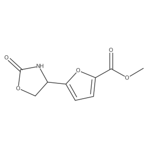 Methyl 5-(2-oxo-1,3-oxazolidin-4-yl)furan-2-carboxylate结构式
