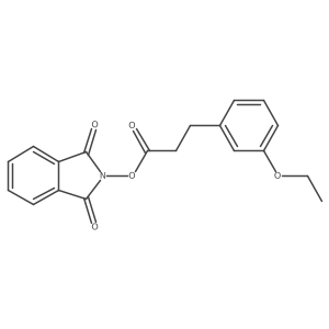 1,3-dioxo-2,3-dihydro-1H-isoindol-2-yl 3-(3-ethoxyphenyl)propanoate Structure