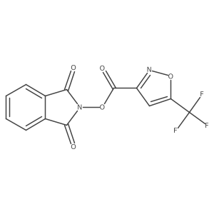 1,3-dioxo-2,3-dihydro-1H-isoindol-2-yl 5-(trifluoromethyl)-1,2-oxazole-3-carboxylate Structure