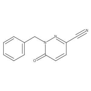 1-Benzyl-6-oxo-1,6-dihydropyridazine-3-carbonitrile Structure