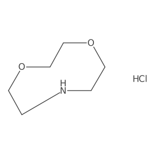 1,4,7-Dioxazonane;hydrochloride结构式
