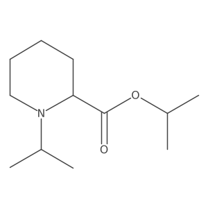 Isopropyl 1-isopropylpiperidine-2-carboxylate结构式