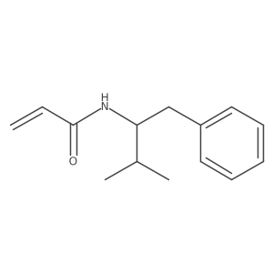 N-(3-Methyl-1-phenylbutan-2-yl)prop-2-enamide结构式