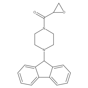 1-(9H-fluoren-9-yl)-4-(oxirane-2-carbonyl)piperazine结构式