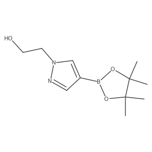 1-(Hydroxyethyl-d4)-pyrazole-4-boronic acid pinacol ester Structure