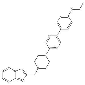 3-(4-Ethoxyphenyl)-6-[4-({imidazo[1,2-a]pyridin-2-yl}methyl)piperazin-1-yl]pyridazine Structure