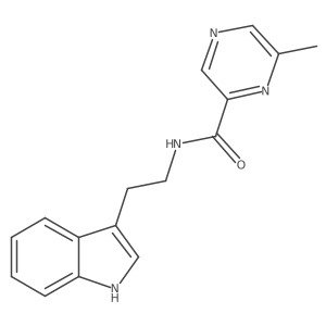 N-[2-(1H-Indol-3-yl)ethyl]-6-methylpyrazine-2-carboxamide Structure