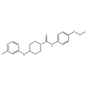 N-(4-Ethoxyphenyl)-4-[(6-methylpyrimidin-4-yl)amino]piperidine-1-carboxamide结构式