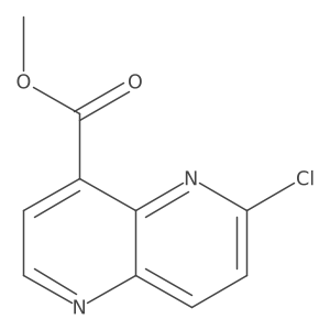Methyl 6-chloro-1,5-naphthyridine-4-carboxylate Structure