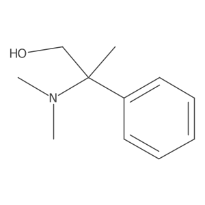 Benzeneethanol, beta-(dimethylamino)-beta-methyl- Structure