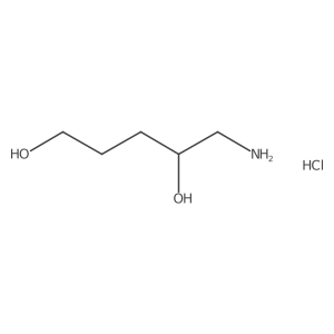 (4S)-5-aminopentane-1,4-diolhydrochloride Structure