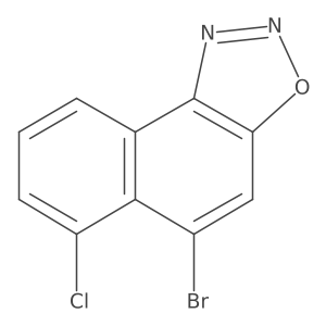 5-Bromo-6-chloronaphth[1,2-d][1,2,3]oxadiazole Structure