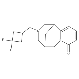 11-[(3,3-Difluorocyclobutyl)methyl]-7,11-diazatricyclo[7.3.1.02,7]trideca-2,4-dien-6-one Structure