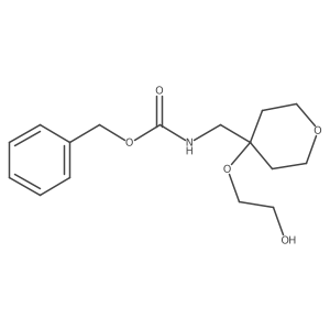 benzyl N-{[4-(2-hydroxyethoxy)oxan-4-yl]methyl}carbamate Structure
