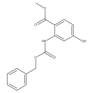 Methyl 2-{[(benzyloxy)carbonyl]amino}-4-hydroxybenzoate Structure