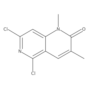 5,7-Dichloro-1,3-dimethyl-1,6-naphthyridin-2(1H)-one Structure