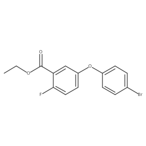 Ethyl 5-(4-bromophenoxy)-2-fluorobenzoate Structure