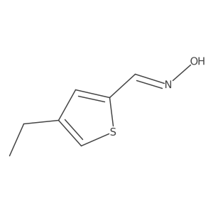 N-[(4-ethylthiophen-2-yl)methylidene]hydroxylamine Structure