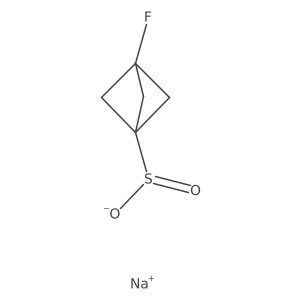 Sodium 3-fluorobicyclo[1.1.1]pentane-1-sulfinate Structure