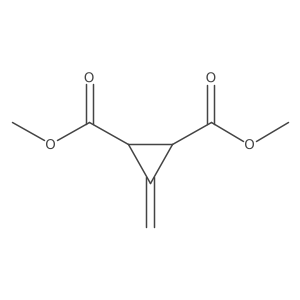 rac-1,2-dimethyl (1R,2R)-3-methylidenecyclopropane-1,2-dicarboxylate结构式