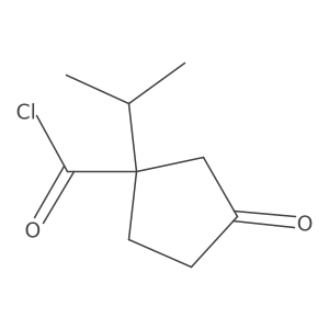 1-Isopropyl-3-oxocyclopentanoyl chloride结构式