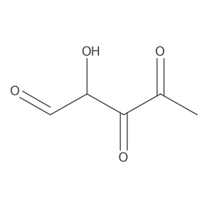 2-Hydroxy-3,4-dioxopentanal Structure