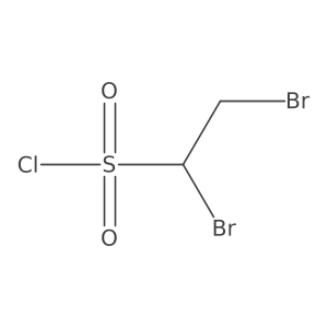 1,2-Dibromoethane-1-sulfonyl chloride Structure