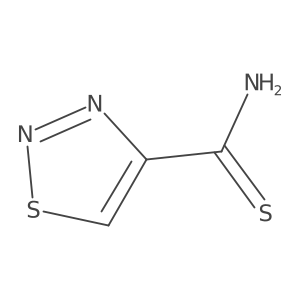 1,2,3-Thiadiazole-4-carbothioamide结构式