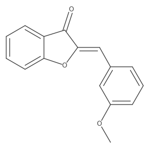 2-(3-Methoxybenzylidene)benzofuran-3(2H)-one结构式