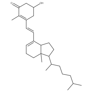 1-Keto-25-Hydroxyprevitamin D3 Structure