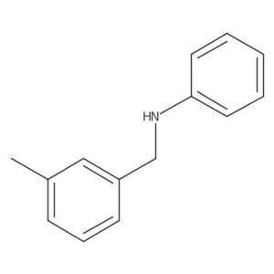 N-[(3-methylphenyl)methyl]aniline结构式