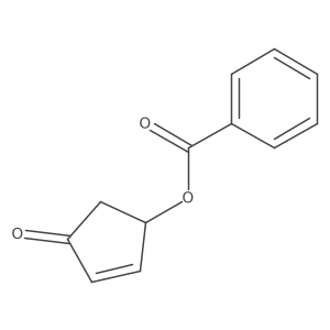 4-Oxocyclopent-2-en-1-yl benzoate Structure
