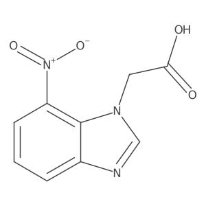 (7-Nitro-1H-benzimidazol-1-yl)acetic acid结构式