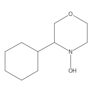 3-Cyclohexylmorpholin-4-ol Structure