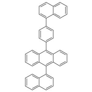 9-(1-Naphthalenyl)-10-[4-(1-naphthalenyl)phenyl]anthracene结构式