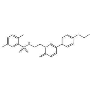 N-(2-(3-(4-ethoxyphenyl)-6-oxopyridazin-1(6H)-yl)ethyl)-2,5-dimethylbenzenesulfonamide Structure