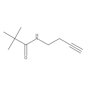N-(but-3-yn-1-yl)pivalamide Structure