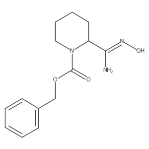 benzyl 2-(N'-hydroxycarbamimidoyl)piperidine-1-carboxylate Structure