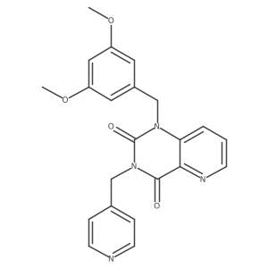 1-(3,5-dimethoxybenzyl)-3-(pyridin-4-ylmethyl)pyrido[3,2-d]pyrimidine-2,4(1H,3H)-dione Structure